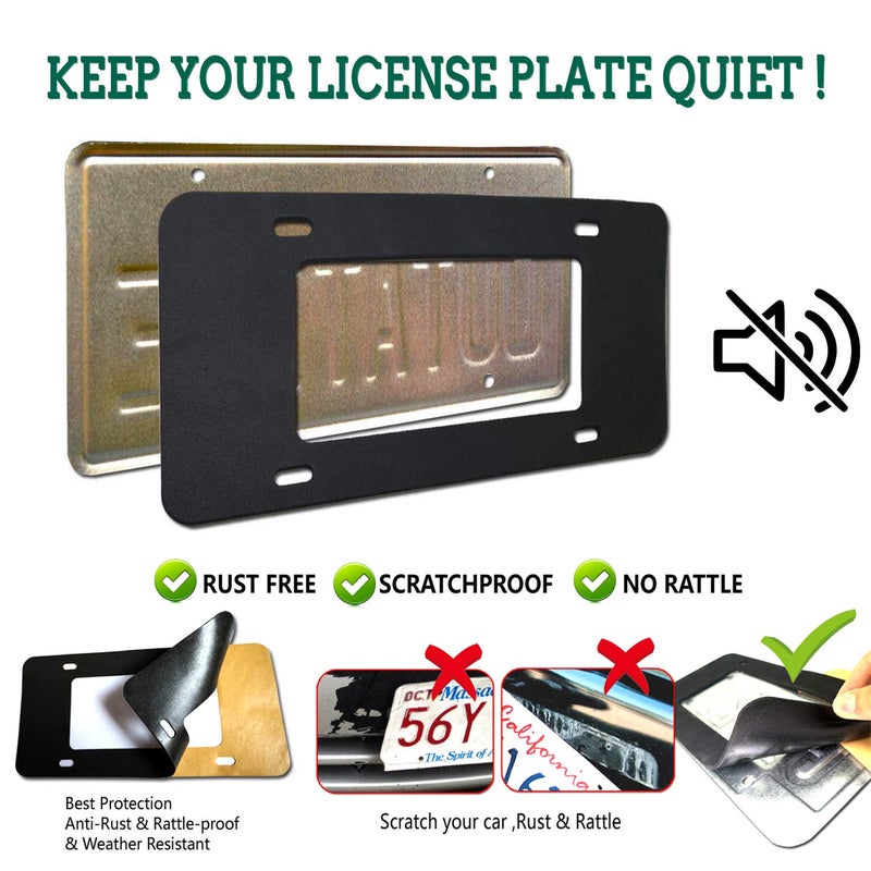 FBJTDQ Police Thin Blue Line License Plate Frame-American Flag Patriotic Car Tag Holder, USA Black Aluminum Bracket with Screw, Cap Covers, Decal, Novelty Present for Law Enforcement, 1 Pack - Image 4